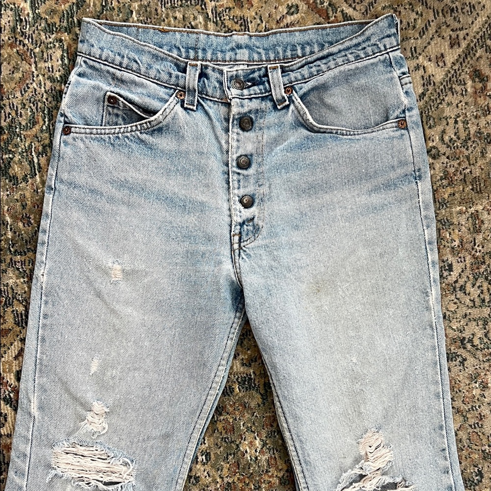 Rare vintage exposed button Levi’s sz 26
